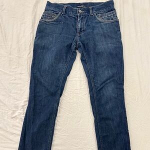 Dolce & Gabbana Dark Blue Straight Leg Jeans